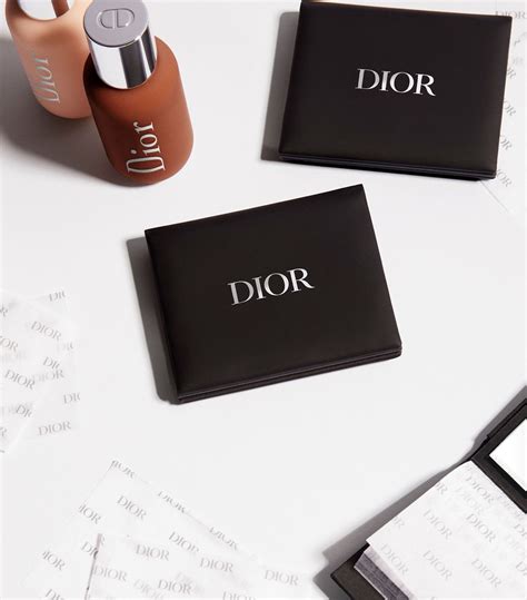 dior mattifying paper.